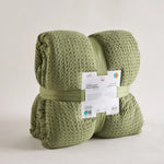 Load image into Gallery viewer, Luxurious Double-Layer Queen Blanket β Waffle & Plush Fur Design, 200x220 cm-GCC Home Center
