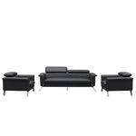 Load image into Gallery viewer, Luxurious PU Leather Office Sofa Set Metal Legs For Living Room And Office-GCC Home Center