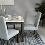 Load image into Gallery viewer, Luxury 8-Seater Dining Set β White & Antique Grey