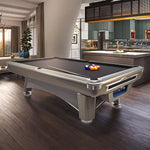 Load image into Gallery viewer, COOLBABY Luxury 9FT Pool Table Professional Solid Wood Billiard Table with Complete Billiard Accessory Sets, Perfect for Family Game