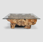 Load image into Gallery viewer, Luxury Coffee Table In Teak Root Wood In Natural Finish - Unique Natural Design