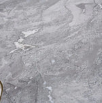 Load image into Gallery viewer, Luxury Coffee Table with Natural Grey Marble with Brushed Gold Base