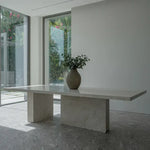 Load image into Gallery viewer, Luxury Dining Table With Natural Stone (Marble Top)