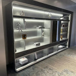 Load image into Gallery viewer, Luxury Executive Back Cabinet – Luxury High-End Aircraft Modeling Storage Unit (300 × 45 × 202.5 cm)