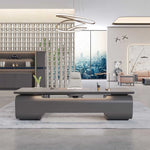Load image into Gallery viewer, Luxury Executive Office Table, 2-Cupboards With a Handle-Free Design For a Modern Look - Grey-GCC Home Center