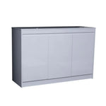Load image into Gallery viewer, Luxury HDF Low Cabinet With 2-Door Cabinet And 2-Shelves, Glossy White-GCC Home Center