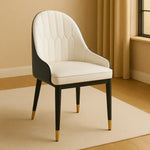 Load image into Gallery viewer, Luxury Marble Top Stainless Steel Dining Table with 4 Chairs