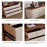 Load image into Gallery viewer, COOLBABY Luxury modern simple solid wood red dresser corner with LED light makeup table small-GCC Home Center