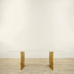 Load image into Gallery viewer, Luxury Natural Calacatta Marble Dining Table