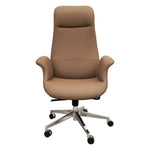 Load image into Gallery viewer, Luxury PU Leather High Back Office Chair - Brown-GCC Home Center