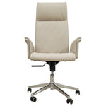 Load image into Gallery viewer, Luxury PU Leather High Back Office Chair - Off-White-GCC Home Center