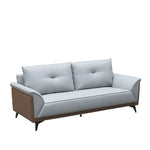 Load image into Gallery viewer, Luxury PU Leather Office Sofa Set With Metal Legs - Grey-GCC Home Center