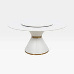 Load image into Gallery viewer, Luxury Round Dining Table White ā Ć150 cm - 8 People