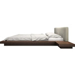 Load image into Gallery viewer, Luxury Solid Wood Japanese Platform Bed With Built-In Nightstands