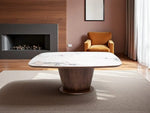 Load image into Gallery viewer, Luxury Walnut Marble Dining Table