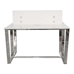Load image into Gallery viewer, Luxury Workstation with Tempered Glass And Stainless Steel Frame-GCC Home Center
