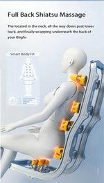 Load image into Gallery viewer, Massage Chair Recliner ā Full Body Massage Chair with Zero Gravity, Airbags, Heating & Foot And Bluetooth Speaker