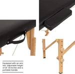Load image into Gallery viewer, Massage Table Bed Spa 84 Inches Long Portable 2 Folding W/Carry Case Heigh Adjustable Salon Face Cradle