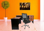 Load image into Gallery viewer, Medium Back Ergonomic Mesh Chair Black-GCC Home Center
