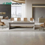 Load image into Gallery viewer, Meeting Table Office Wooden Modern Conference Luxury Large Executive Boardroom Table Environmentally-Friendly Materials 320*120cm