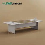 Load image into Gallery viewer, Meeting Table Office Wooden Modern Conference Luxury Large Executive Boardroom Table Environmentally-Friendly Materials 320*120cm