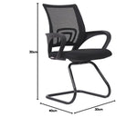 Load image into Gallery viewer, Mesh Modern Ergonomic Executive Visitor Chair - Black-GCC Home Center