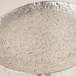 Load image into Gallery viewer, Metal Top Accent Table with Leaf Base β 34x34x55 cm
