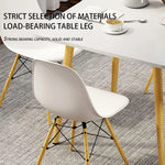 Load image into Gallery viewer, Mid-Century Modern Dining Table with Beechwood Legs and White Laminate Top-GCC Home Center