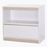 Load image into Gallery viewer, Mid Sleeper Single Bed with Study Desk and Storage - 90x190 cm-GCC Home Center