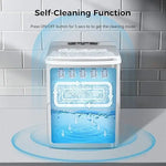 Load image into Gallery viewer, Arabian Mall Portable Mini Ice Maker Machine with Durable Compressor – Metallic Silver