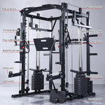 Load image into Gallery viewer, Miracle Fitness HD127: All-in-One 6-in-1 Smith Machine & Functional Trainer