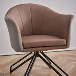 Load image into Gallery viewer, Modern 3-Piece Tea Table and Swivel Chair Set With a Glossy Finish