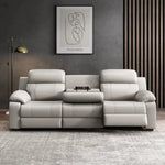 Load image into Gallery viewer, Modern 3-Seater Electric Reclining Sectional Sofa with USB Ports - Premium Leather Comfort for Living Room-GCC Home Center