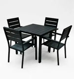 Load image into Gallery viewer, Modern 5-Piece Outdoor Dining Set β Rust-Proof Aluminum Table & Chairs for Patio and Garden