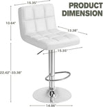 Load image into Gallery viewer, Modern Bar Stool Counter Height Barstools Height Pu Leather Bar Stool chairs-GCC Home Center