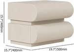 Load image into Gallery viewer, Modern Bedside Table for Bedroom, Leather Bedside Table with 2 Solid Wood Drawers - White-GCC Home Center