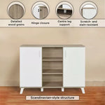 Load image into Gallery viewer, Modern Coffee Bar Cabinet, 2 Doors, Multiple Shelves, And Adjustable Shelving To Store