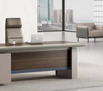 Load image into Gallery viewer, Modern Design Executive Office Table With Storage Cabinets, Office Desk - Brown-GCC Home Center