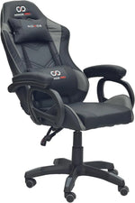 Load image into Gallery viewer, Modern design Gaming chair MH-FR44-Grey-blk It has HeadRest and Arm rest material Pu leather - Grey,Black-GCC Home Center