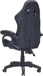 Load image into Gallery viewer, Modern design Gaming chair MH-FR44-Grey-blk It has HeadRest and Arm rest material Pu leather - Grey,Black-GCC Home Center