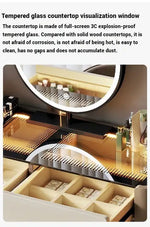 Load image into Gallery viewer, Modern Dressing Table with Built-In Lighting for Bedroom or Beauty Room-GCC Home Center