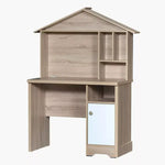 Load image into Gallery viewer, Modern Engineered Wood Study Desk with Hutch
