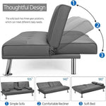 Load image into Gallery viewer, Modern Heavy Duty 3 Seater Leather Sofa bed With Arm Rest-GCC Home Center