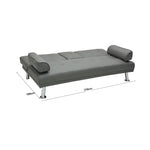Load image into Gallery viewer, Modern Heavy Duty 3 Seater Leather Sofa bed With Arm Rest-GCC Home Center