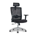 Load image into Gallery viewer, Modern High Back Office Chair With Adjustable Seat Height - Black-GCC Home Center