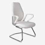 Load image into Gallery viewer, Modern High Back PU Leather Office Chair - White-GCC Home Center