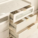 Load image into Gallery viewer, Modern Luxe 6-Drawer Dresser with Mirror, For Bedroom-GCC Home Center