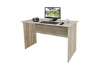 Load image into Gallery viewer, Mahmayi Modern MP1 120x60 Study Writing Table with BS01 Super Recessed Power Strip Desktop Socket Board, Modern Executive Desk for Adults, Home Offices, Schools, Laptop, Computer Workstation - WHITE