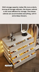Load image into Gallery viewer, Modern Multi-Functional Dressing Table Chest Drawers, Clothes Hanger and Mirror-GCC Home Center