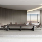Load image into Gallery viewer, Modern Office Meeting Table, Luxury Office Table - Brown-GCC Home Center